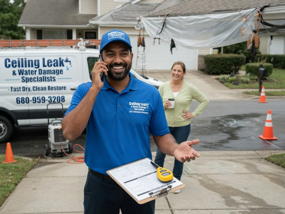 Ceiling Leak Cleanup Danielsville, GA FAQs